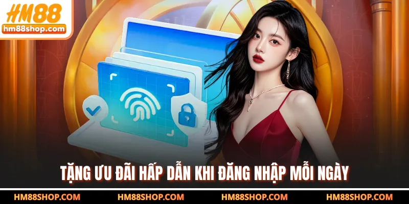Tặng ưu đãi hấp dẫn khi đăng nhập mỗi ngày